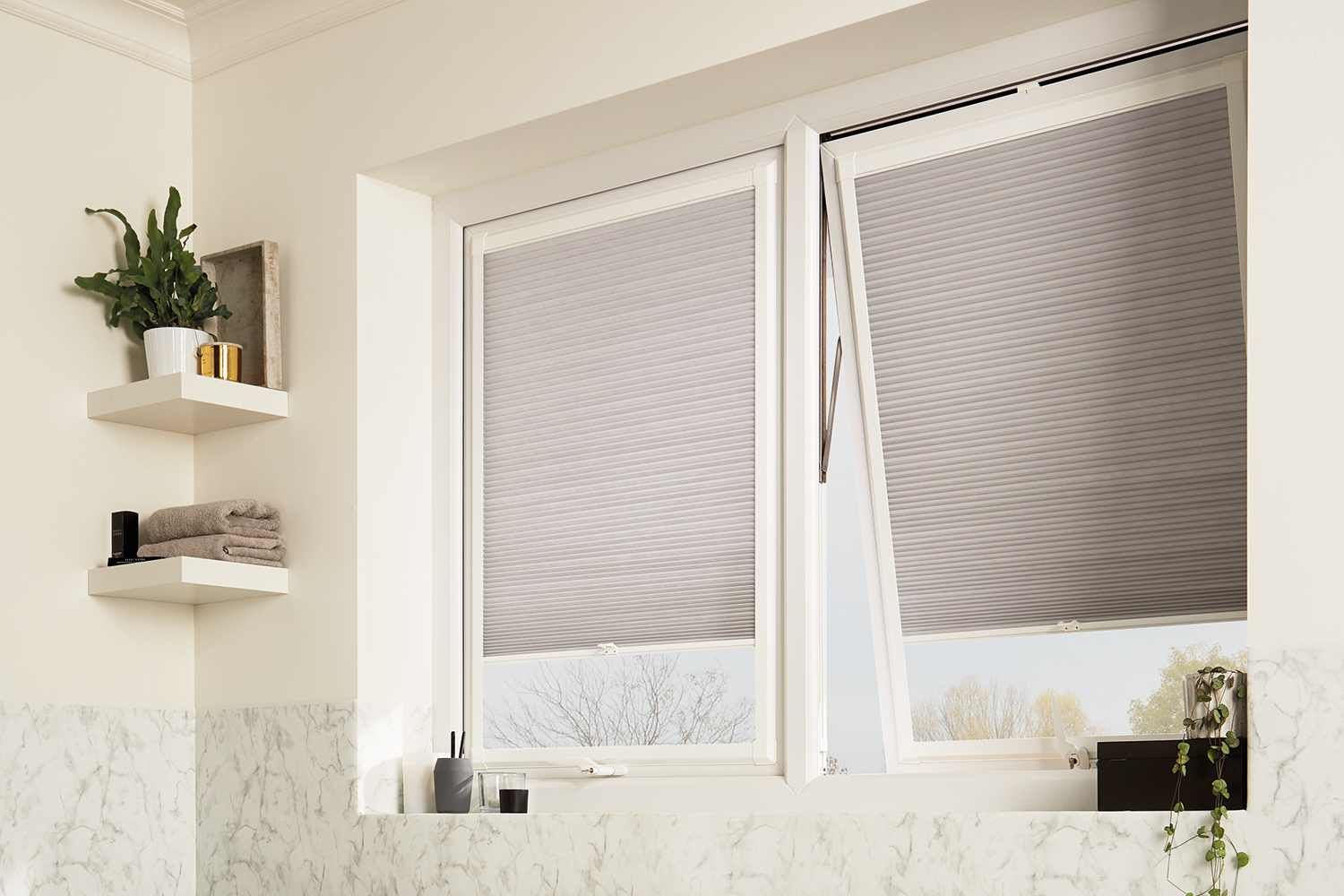 Perfect Fit Pleated Blinds, Decorquip